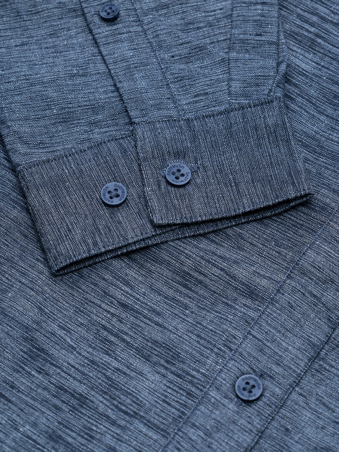 Black gray woven Semi formal shirt – DadyMush